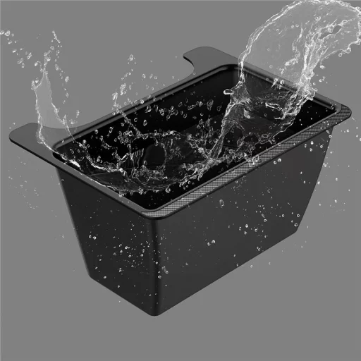 Spigen úložný box pod zadný výduch ventilácie pre Tesla Model Y, čierny - 7