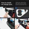 Spigen Tesla töltőnyílás védőfólia és borítás készlet, karbon – Tesla Model Y/3 thumbnail