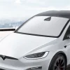 Spigen CryoShade első szélvédő napellenző fekete Tesla Model X thumbnail