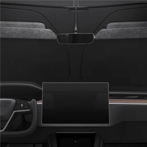 Spigen CryoShade slnečná clona na čelné sklo čierna Tesla Model X - 10