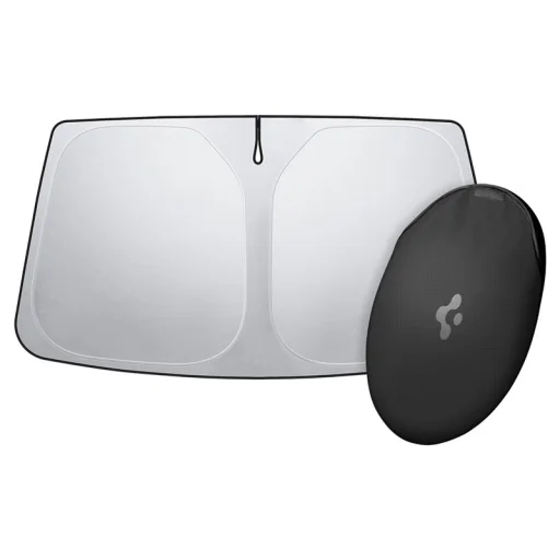 Spigen CryoShade slnečná clona na čelné sklo čierna Tesla Model X - 1