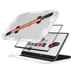 Spigen EZ Fit číre ochranné sklo na displej 15,4"/1 ks – Tesla Model Y (2025/2026), Model 3 (2024/2025/2026)