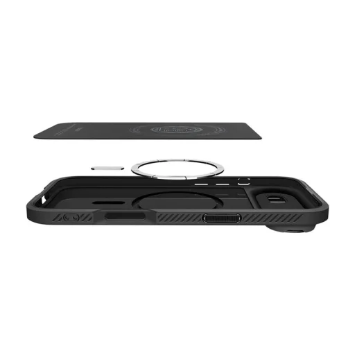 Čierny kryt Spigen Optik Armor MagSafe pre iPhone Air - 11
