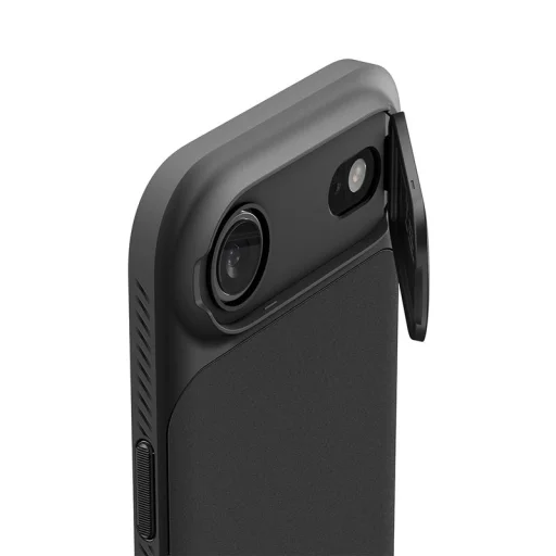 Čierny kryt Spigen Optik Armor MagSafe pre iPhone Air - 5