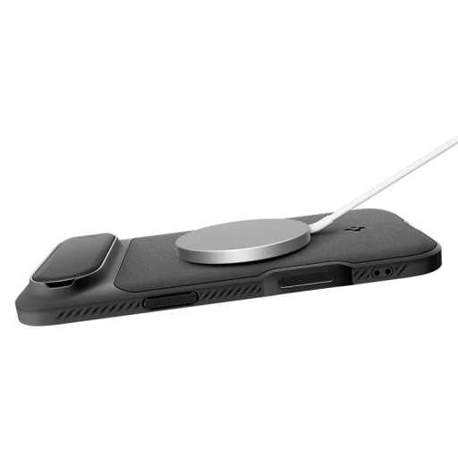Čierny kryt Spigen Optik Armor MagSafe pre iPhone Air - 10