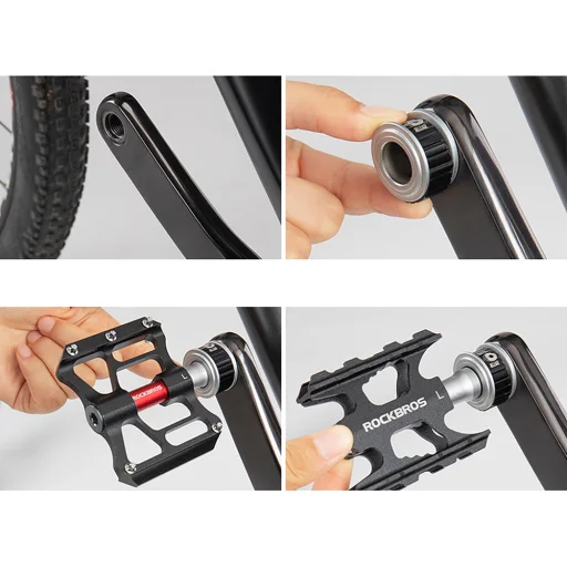 Rockbros K3462F-BK levehető gyorskioldós kerékpárpedál fekete - 3