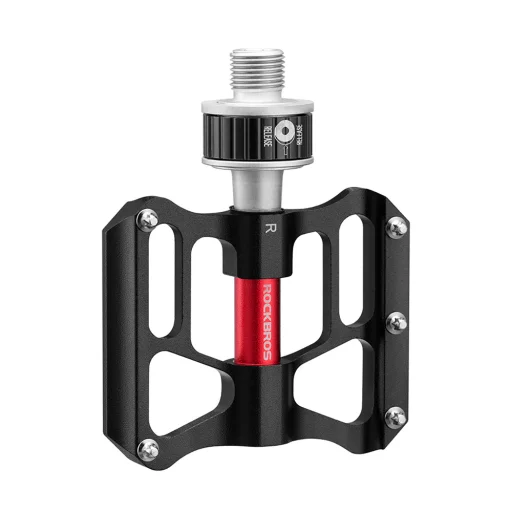 Rockbros K3462F-BK odnímateľné rýchloupínacie pedále na bicykel čierne - 1