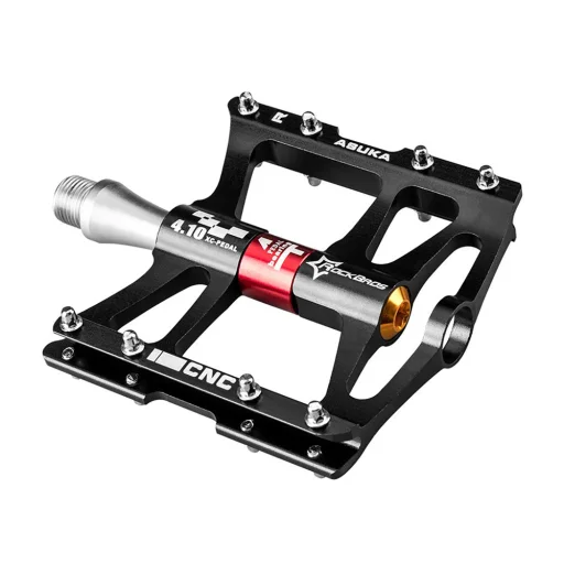 Rockbros JT410 4.10 4-ložiskový pedál na bicykel – čierny - 2