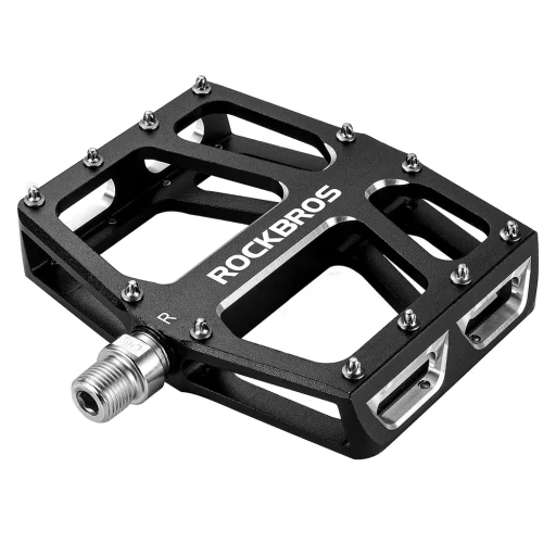 Rockbros K399-BK široké platformové pedále na bicykel, čierne - 1
