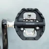 Rockbros M108 kétoldalas platform- és patentpedál, fekete thumbnail