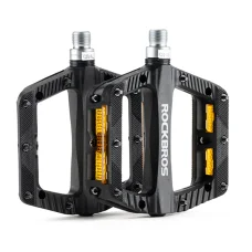 Rockbros BP2501 reflexné nylonové pedále na bicykel čierne