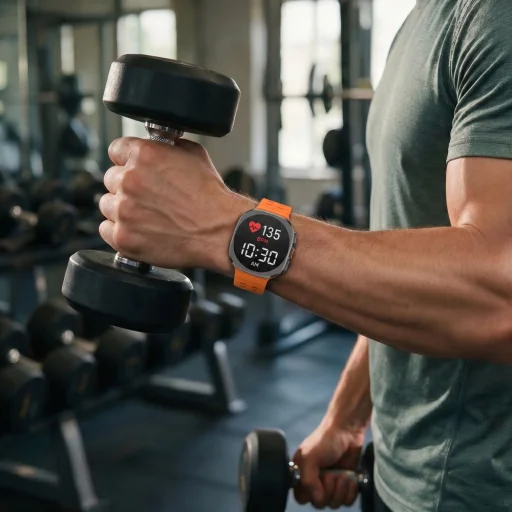 Samsung Galaxy Watch Ultra 1 / 2 2024–2026 (47 mm) narancssárga Tech-Protect Iconband Pro TPU óraszíj - 4