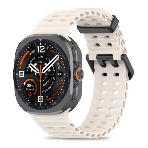 Samsung Galaxy Watch Ultra 1 / 2 2024–2026 (47 mm) csillagfény Tech-Protect Iconband Pro szíj - 1