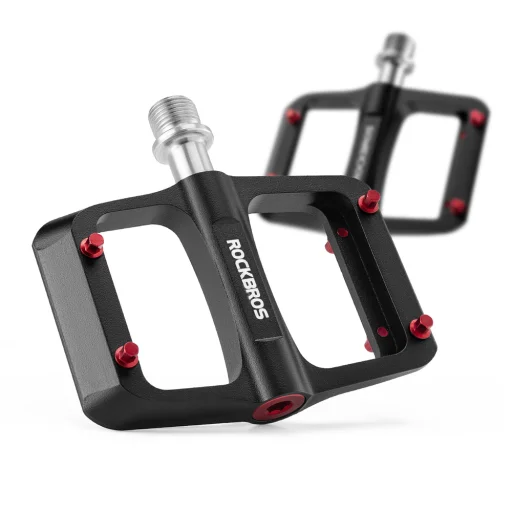 Cyklistický pedál Rockbros BP2603 s titánovou osou, čierny - 4