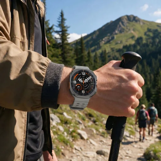 Samsung Galaxy Watch Ultra 1 / 2 2024–2026 (47 mm) szürke Tech-Protect Iconband Pro szíj - 5