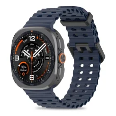 Samsung Galaxy Watch Ultra 1/2 (2024–2026, 47 mm) sötétkék Tech-Protect Iconband Pro sport szíj