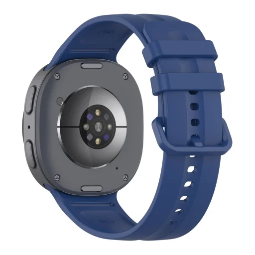 Samsung Galaxy Watch 8 / 9 / Classic (40 / 44 / 46 mm) sötétkék Tech-Protect Silicone Evo szilikon óraszíj - 2