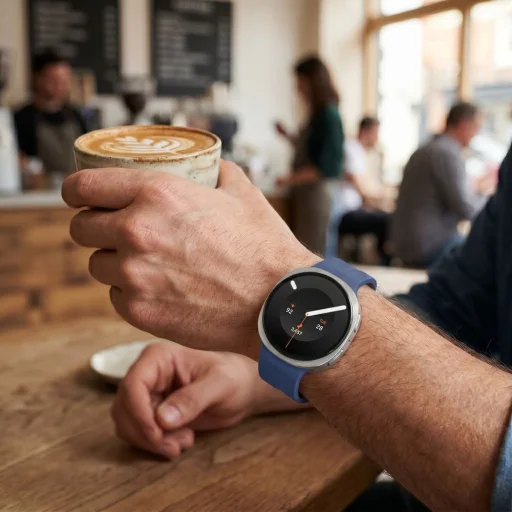 Samsung Galaxy Watch 8 / 9 / Classic (40 / 44 / 46 mm) sötétkék Tech-Protect Silicone Evo szilikon óraszíj - 5