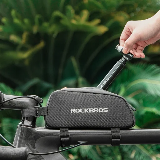 Rockbros JG-PB-11 súprava náradia s pumpou a pákami na opravu pneumatík, čierna - 6