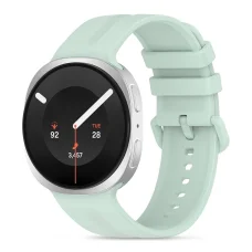 Samsung Galaxy Watch 8 / 9 / Classic (40 / 44 / 46 mm) mentazöld Tech-Protect Silicone Evo szilikon óraszíj