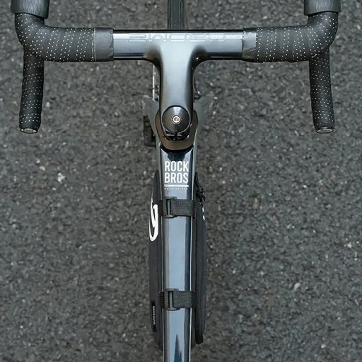 Rockbros G002 Flash Journey 1,4 l trojuholníková taška na rám bicykla – čierna - 2