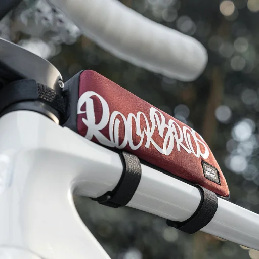 Rockbros G009 Flash Journey taška na hornú rámovú trubku 0,8 l – červená - 5
