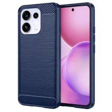Techsuit Carbon Silicone nárazuvzdorný kryt pre Oppo Reno16, modrý
