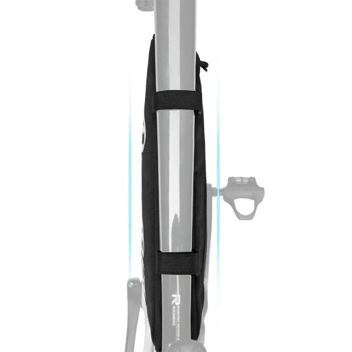 Rockbros G008 Flash Journey XL háromszög alakú kerékpár váztáska 1,9 l – fekete - 5