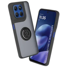 Techsuit Glinth multifunkčné puzdro na telefón Motorola Moto G37/G47 čierne puzdro