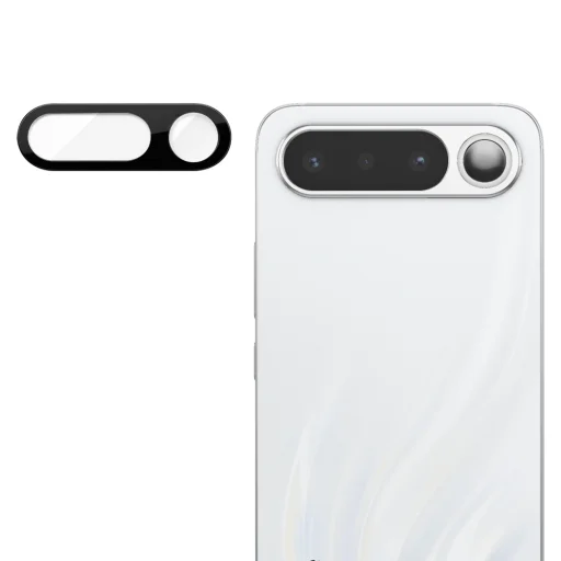 Techsuit Full Camera Glass ochranné sklo na objektív fotoaparátu pre Realme 16 5G, čierne tvrdené sklo - 1