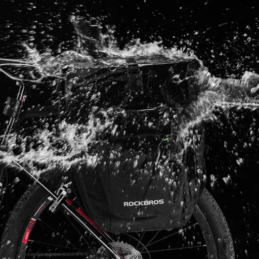 Rockbros AS-001 vodotesná cyklistická taška na nosič 27 l čierna - 5