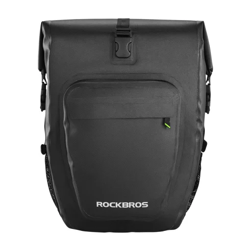 Rockbros AS-001 vodotesná cyklistická taška na nosič 27 l čierna - 1