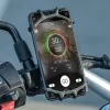 Rockbros LF436 szilikon kormányra rögzíthető telefontartó, fekete thumbnail