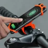 Rockbros LF436 silikónový držiak na telefón na riadidlá, oranžový thumbnail