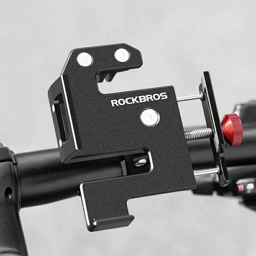 Rockbros 25210038101 držiak na telefón na bicykel s objímkou – čierny - 8