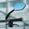 Rockbros F-253W spätné zrkadlo na bicykel proti oslneniu s karbónovým ramenom - pravé thumbnail
