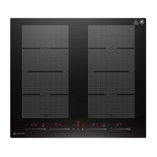AMZCHEF CE-FS-I74S-FFDD10 beépíthető indukciós főzőlap, 4 zónás, fekete