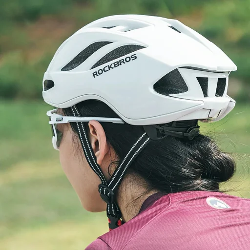 Rockbros SP258 ROAD TO SKY fotochromatické cyklistické okuliare – biele - 5
