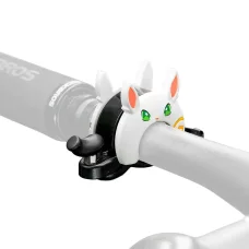 Rockbros 34001100 detský zvonček na bicykel so vzorom zajačika, biely