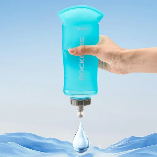 Rockbros 35210027001 skladacia bežecká fľaša 500 ml, svetlomodrá - 7