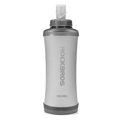 Rockbros 350017001 skladacia bežecká fľaša 500 ml, biela - 1