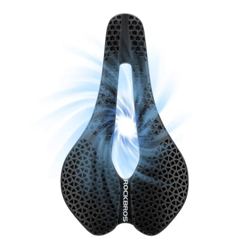 Rockbros LF0214 anatomické 3D vodoodolné sedlo na bicykel – čierne - 3
