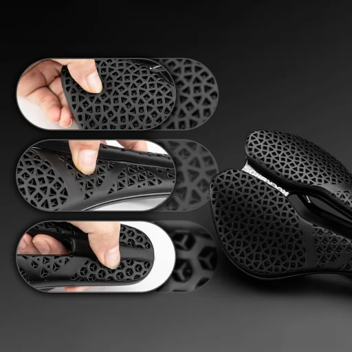 Rockbros LF0214 anatomické 3D vodoodolné sedlo na bicykel – čierne - 5