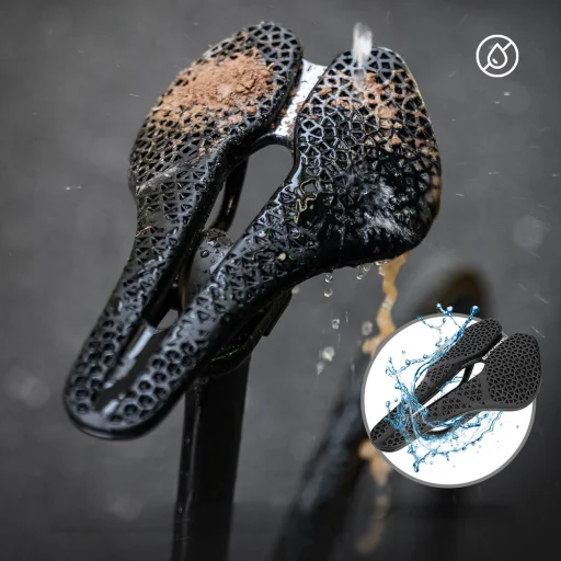 Rockbros LF0214 anatomické 3D vodoodolné sedlo na bicykel – čierne - 7