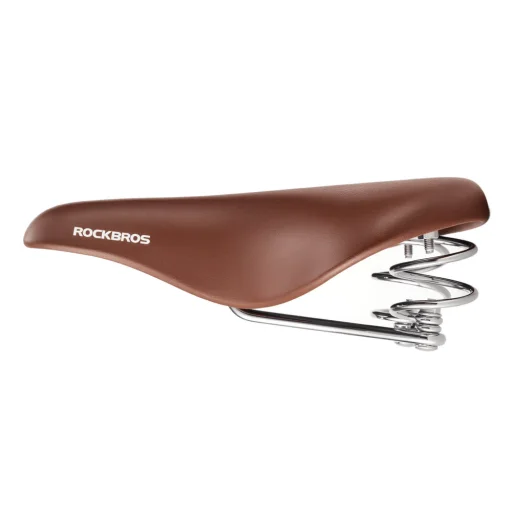 Rockbros 6800S retro komfortné sedadlo na bicykel, hnedé - 2