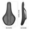 Rockbros B824 ergonomikus kerékpárnyereg, fekete thumbnail
