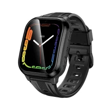 Hoco Y108 gyerek okosóra 1,69" 4G GPS hívásfunkcióval, fekete