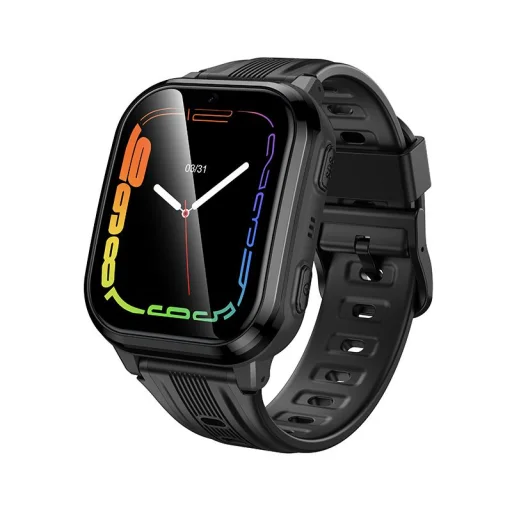 Hoco Y108 detské inteligentné hodinky 1,69" 4G GPS s funkciou volania, čierne - 1