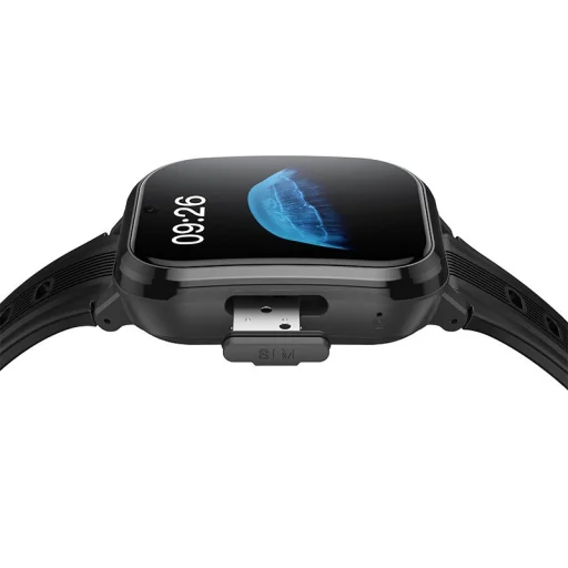 Hoco Y108 detské inteligentné hodinky 1,69" 4G GPS s funkciou volania, čierne - 2