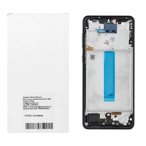 REWA OLED kijelzőmodul Samsung A33 5G készülékhez, fekete kerettel - 4